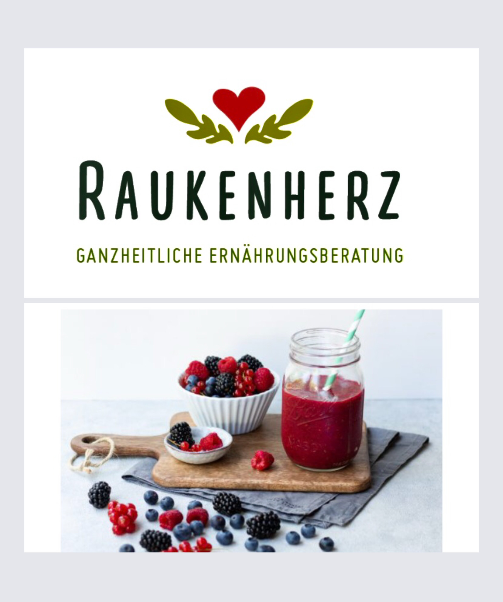 Raukenherz Naming - Namensentwicklung Ernährungsblog und -beratung
