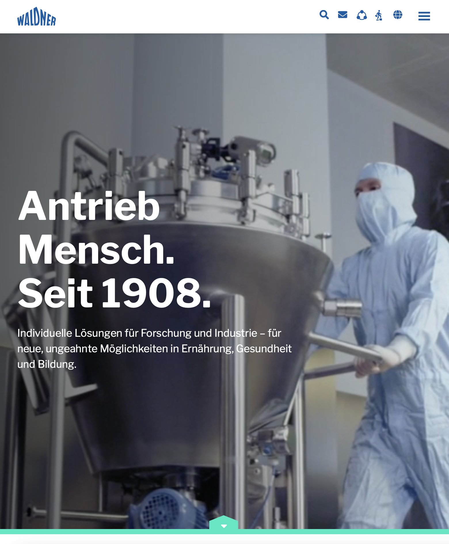 Unternehmenswebsite - Konzept, Text und Claim